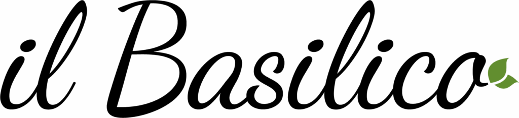 zwart logo il basilico